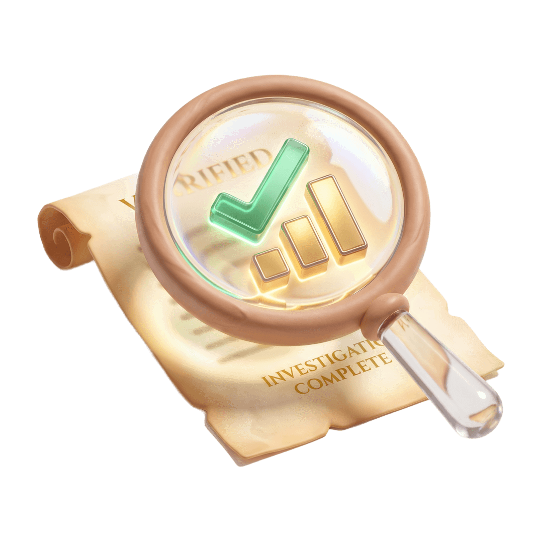 Transparent portfolio illustration