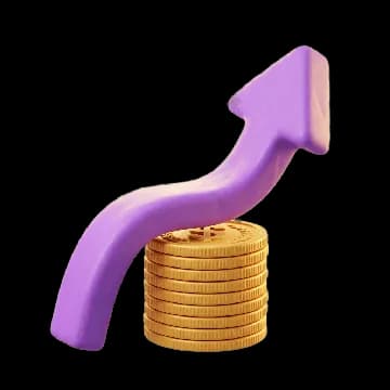 arrow on coins representing the question of whether ethical funds match market returns