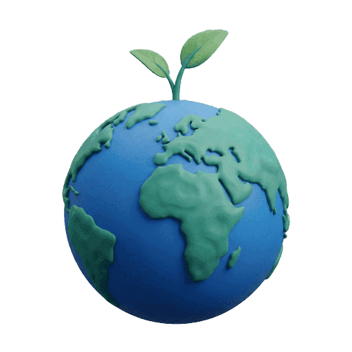 3D globe with a seedling showing how thematic ETFs give access to global investment themes from Australia