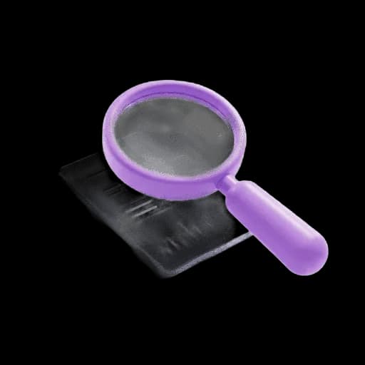 a payslip under the magnifier