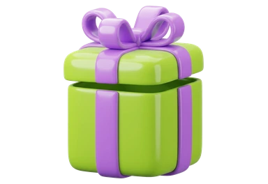 a wrapped gift box