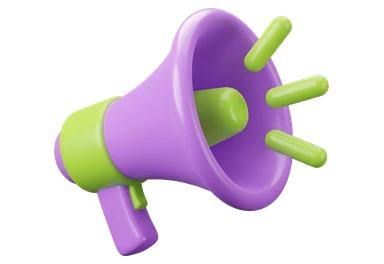 a megaphone