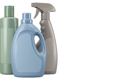 plastic household bottles